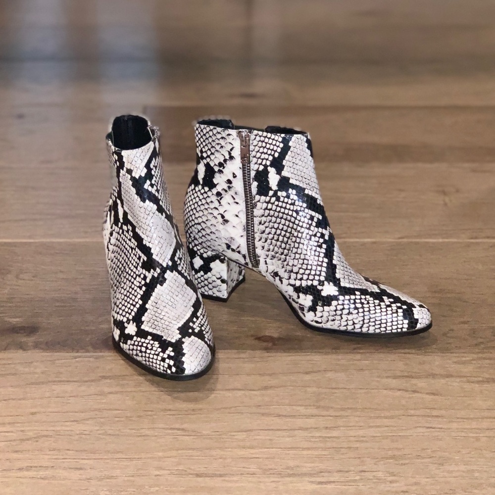 Calvin Klein Snakeskin Boots